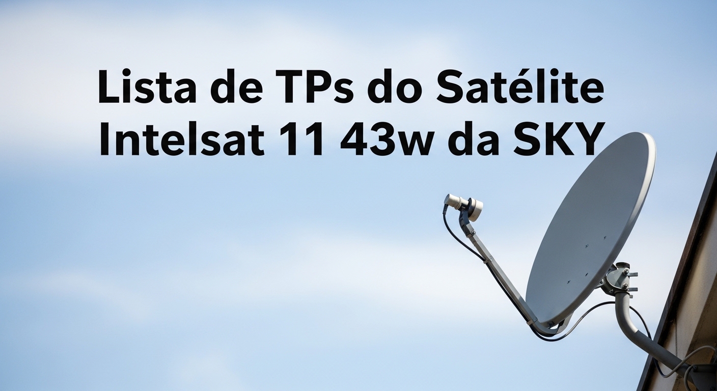 Lista de TPs do Satélite Intelsat 11 43w da SKY